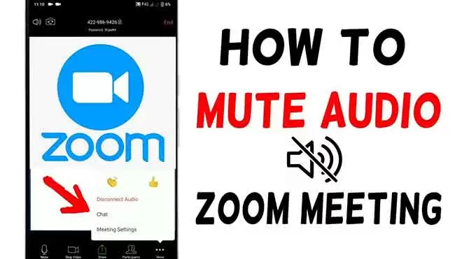 Как отключить и включить звук в приложении Zoom на телефоне