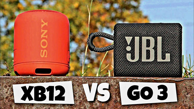 JBL Go 3 против Sony SRS-XB 12: какая колонка лучше