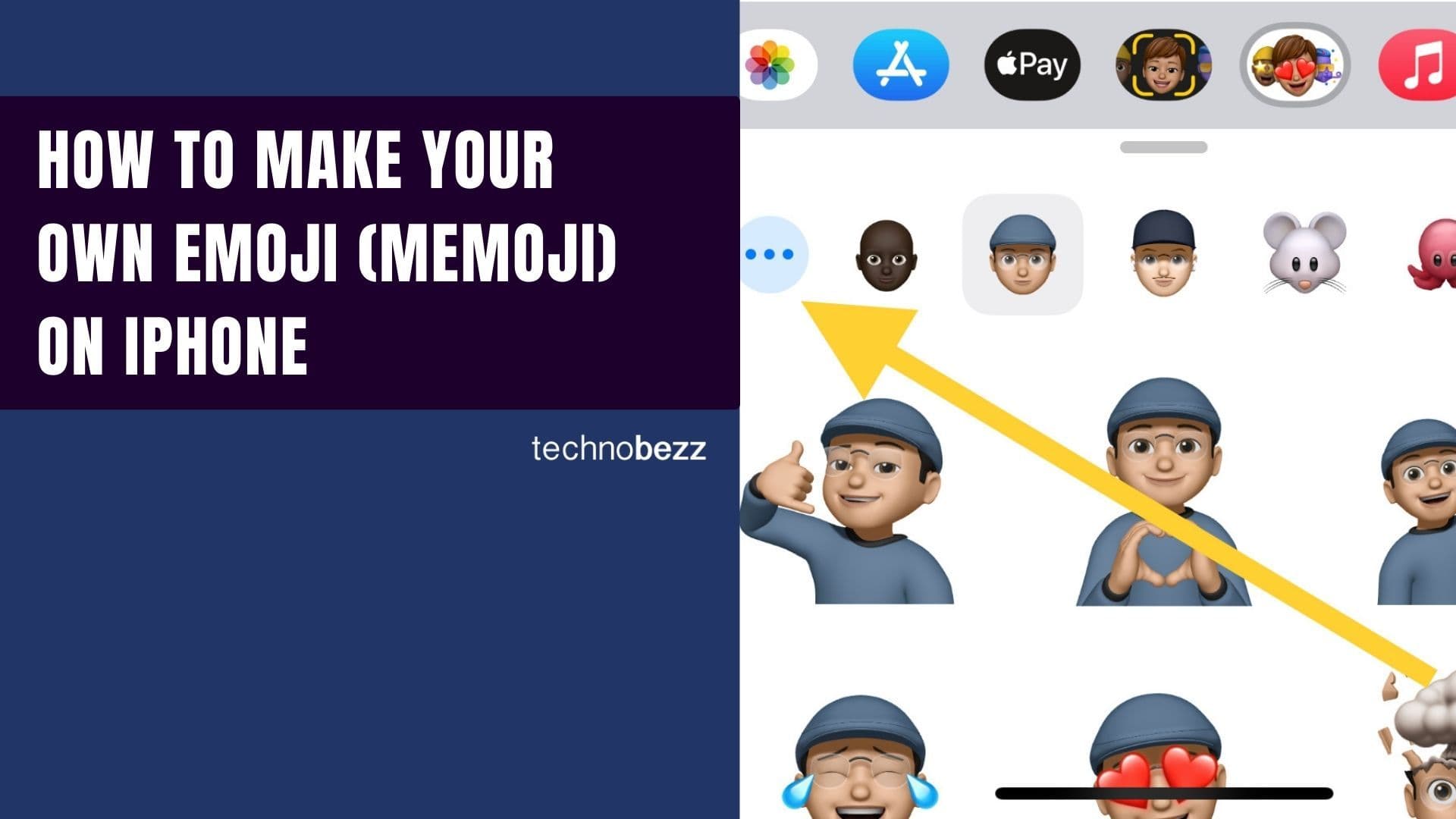 Как сделать свой собственный смайлик (Memoji) на iPhone избранное изображение